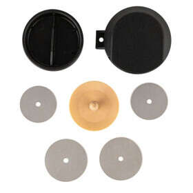 MIRA Safety Gas Mask Replacement Parts Kit includes extra valves and a 40mm plug